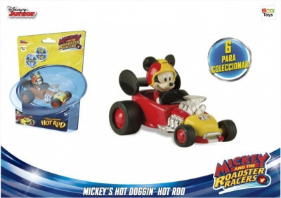 Mickey Roadster Hot Rod Vermelho