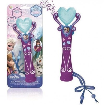 Microfone Músical e Gravador Disney Frozen