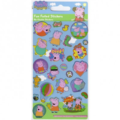 Mini Autocolantes Porquinha Peppa