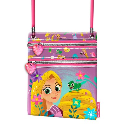 Mini Bolsa Tiracolo vertical Rapunzel Disney