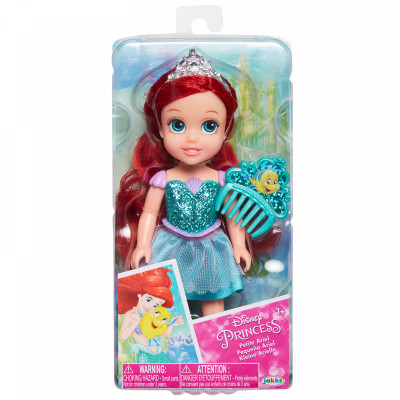 Mini Boneca Ariel Princesas Disney 15cm