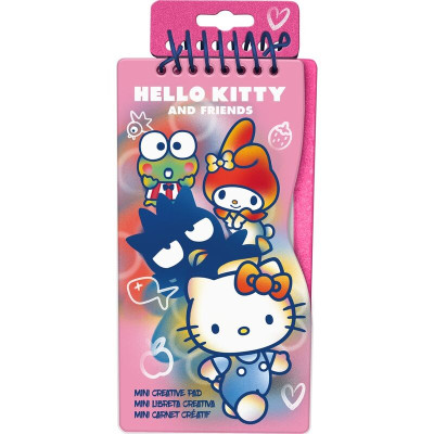 Mini Livro Criativo de Colorir Hello Kitty and Friends