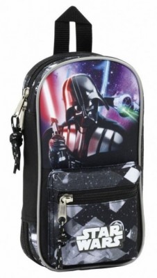Mini-mochila 4 estojos de Star Wars - Saga