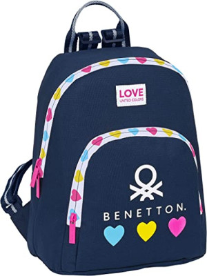 Mini Mochila Benetton Love 30cm