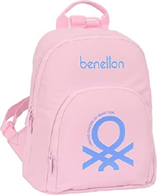 Mini Mochila Benetton Pink 30cm