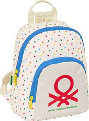 Mini Mochila Benetton Topitos 30cm