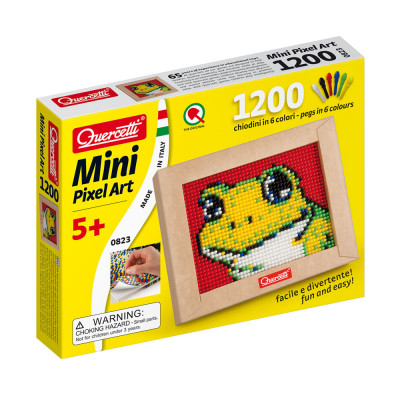 Mini Pixel Art o Sapo 1200 Pinos + Placa Quercetti