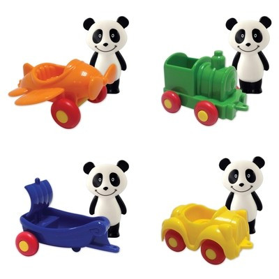 Mini Veiculo + Figura Panda