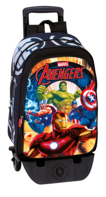 Moch.escolar 42cm+ trolley destacável Avengers Thunder