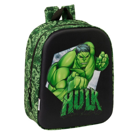 Mochila 3d Do Hulk Da Marvel, 27cm