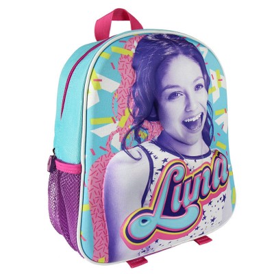 Mochila 3D pré-escolar 31cm EVA Sou Luna Disney