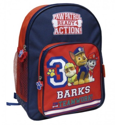 Mochila bordada 32 cm Patrulha Pata - For Team Work