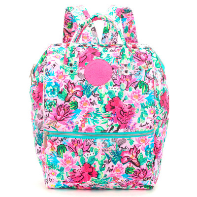 Mochila Casual Flores Chimola 37cm