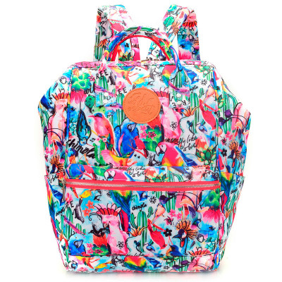 Mochila Casual Pássaros Chimola 37cm