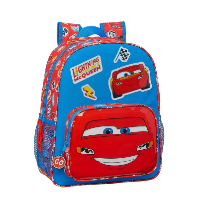 Mochila Escolar 38cm adap trolley Cars McQueen