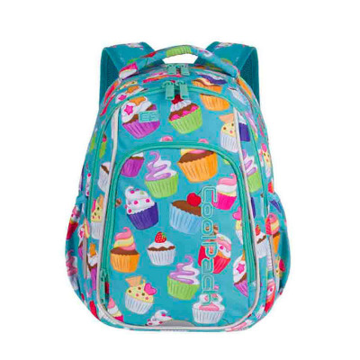 Mochila Escolar 38cm CoolPack Strike LED Cupcakes