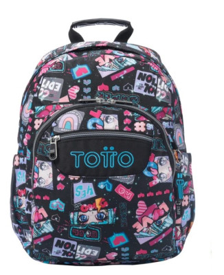 Mochila Escolar 39cm Totto Girl Power