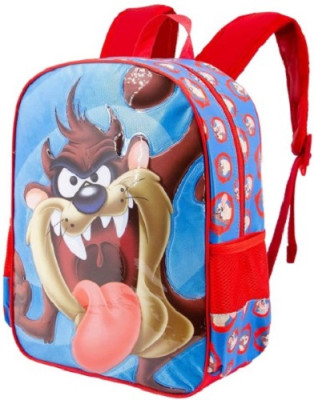 Mochila Escolar 40cm adap trolley Looney Tunes Taz