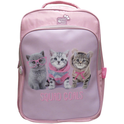 Mochila Escolar 40cm adap trolley Studio Pets