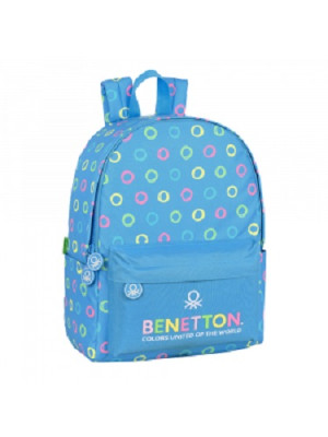 Mochila Escolar 40cm Benetton Hoop