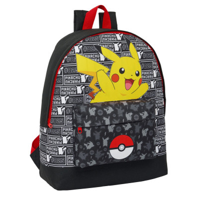 Mochila Escolar 40cm Pokémon Pikachu #025