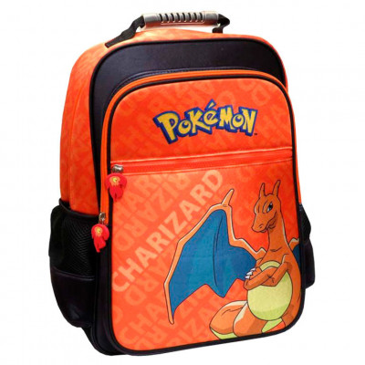 Mochila escolar 41cm adap trolley Pokémon Charizard