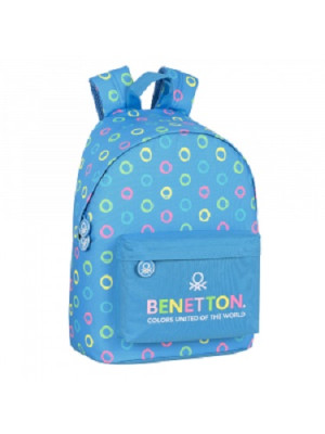 Mochila Escolar 41cm Benetton Hoop