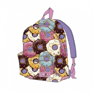 Mochila escolar 41cm Donuts