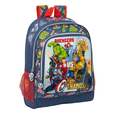 Mochila Escolar 42 cm adap trolley Avengers Heroes vs Thanos