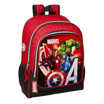 Mochila Escolar 42 cm adap trolley Avengers Infinity