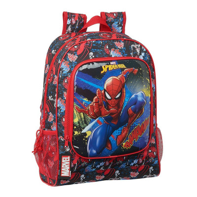 Mochila Escolar 42 cm adap trolley Spiderman Go Hero
