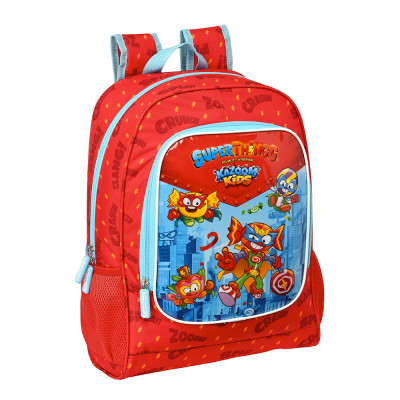 Mochila Escolar 42 cm adap trolley Superzings Things Kazoom Kids