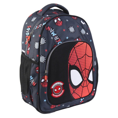 Mochila Escolar 42cm adap trolley Spiderman To The Rescue