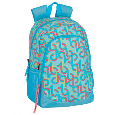 Mochila Escolar 42cm adap trolley Tik Tok Challenge