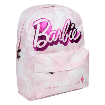 Mochila Escolar 42cm Barbie Power
