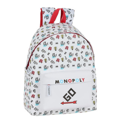 Mochila Escolar 42cm Monopoly