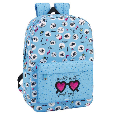 Mochila Escolar 43cm adap Moos Eyes