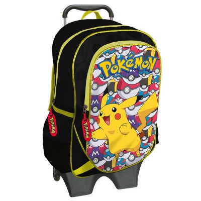 Mochila escolar 43cm c/Trolley Pikachu Pokemon