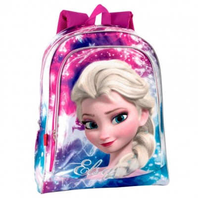 Mochila Escolar 43cm Frozen Disney -  Shining