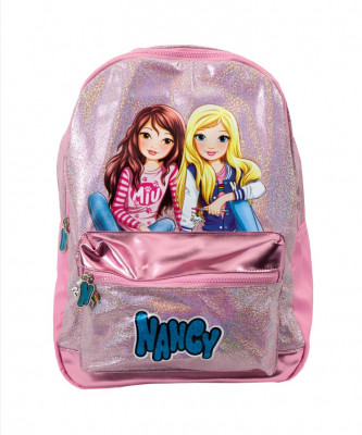 Mochila Escolar 43cm Nancy Glitter