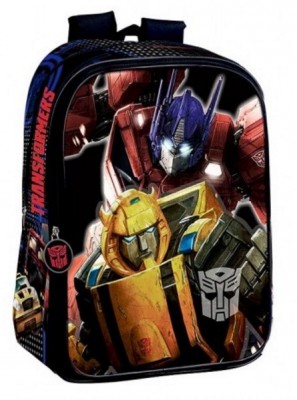 Mochila escolar 43cm Transformers Power