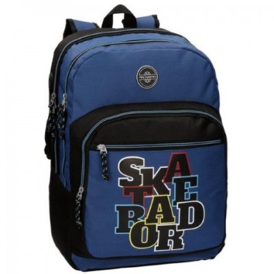 Mochila escolar 44cm adap Movom - Skateboard