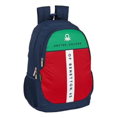 Mochila Escolar 44cm adap trolley Benetton United