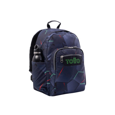 Mochila Escolar 44cm Totto Color Lines