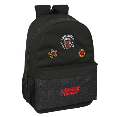 Mochila Escolar 46cm adap trolley Stranger Things Hellfire Club