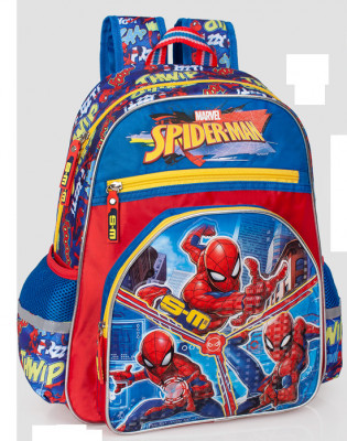 Mochila Escolar adap Premium 39cm Spiderman Thwip