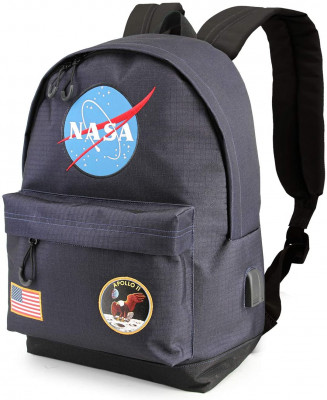 Mochila Escolar adap trolley 44cm Nasa Apollo 11