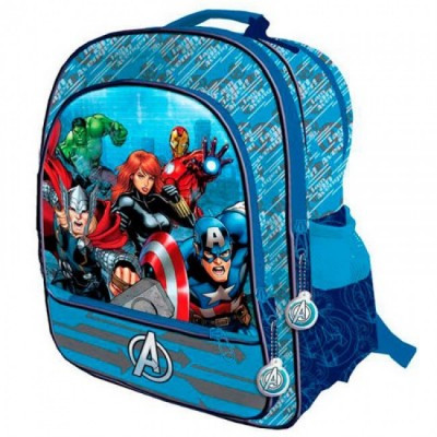Mochila escolar adap trolley Avengers Marvel Team