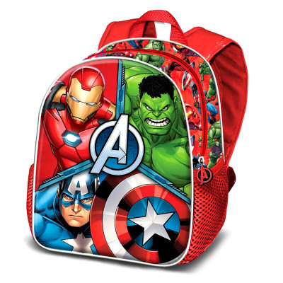 Mochila Escolar adap trolley Avengers Massive 39cm