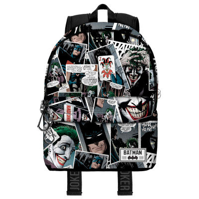 Mochila Escolar adap trolley Joker Comic DC Comics 44cm